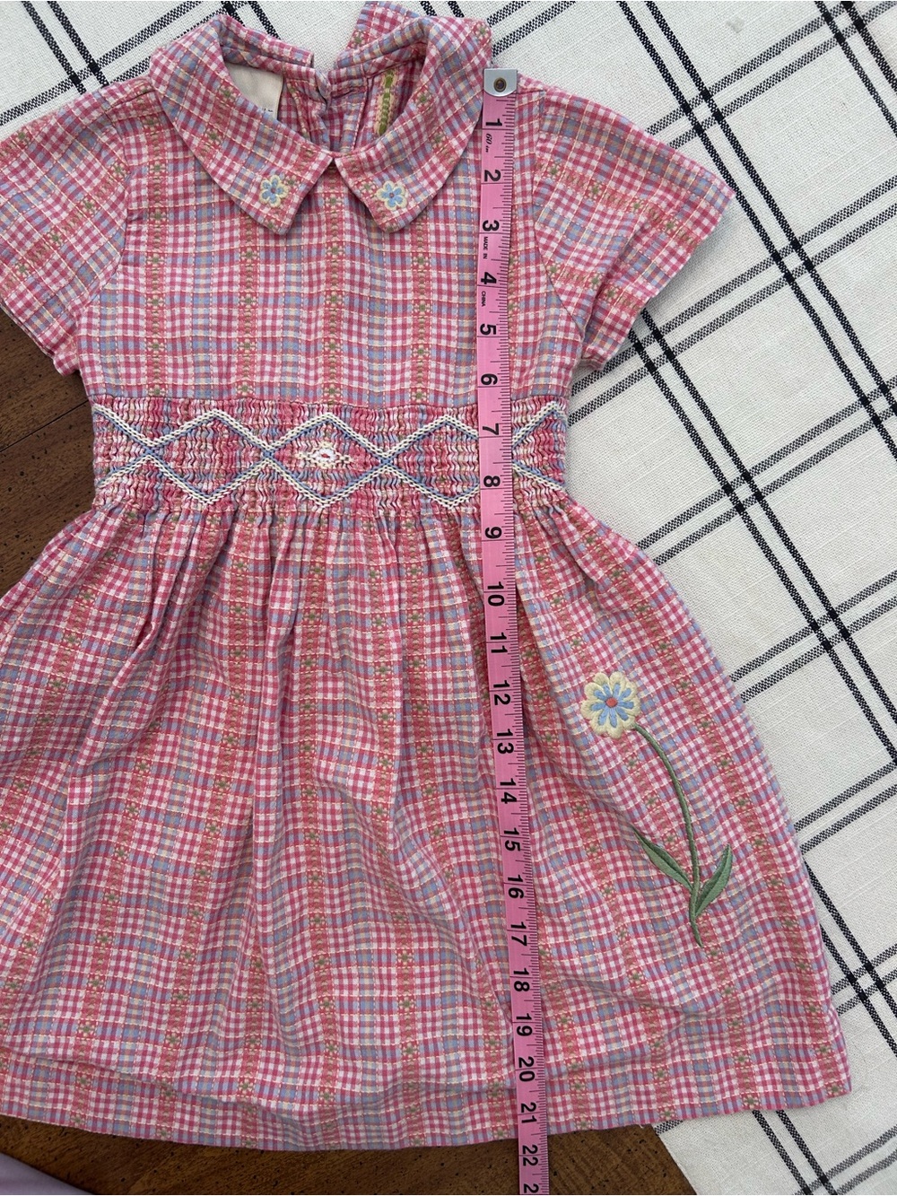 Vintage Smocked Bundle Toddler Girls Dresses 2T - Picture 8 of 16